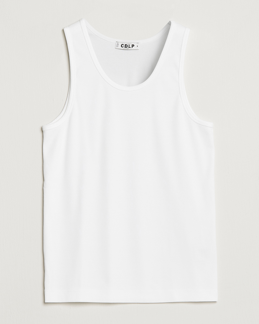 Herre | T-Shirts | CDLP | Rib Tank Top White