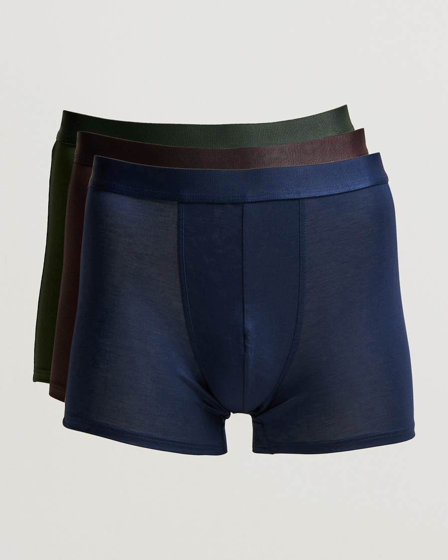Herre | Undertøy | CDLP | 3-Pack Boxer Brief Navy/Army/Brown