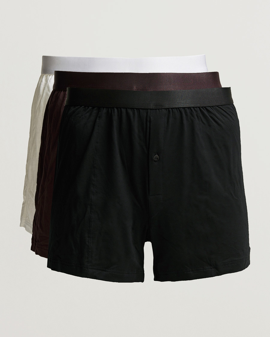 Herre | Undertøy | CDLP | 3-Pack Boxer Shorts Black/White/Brown