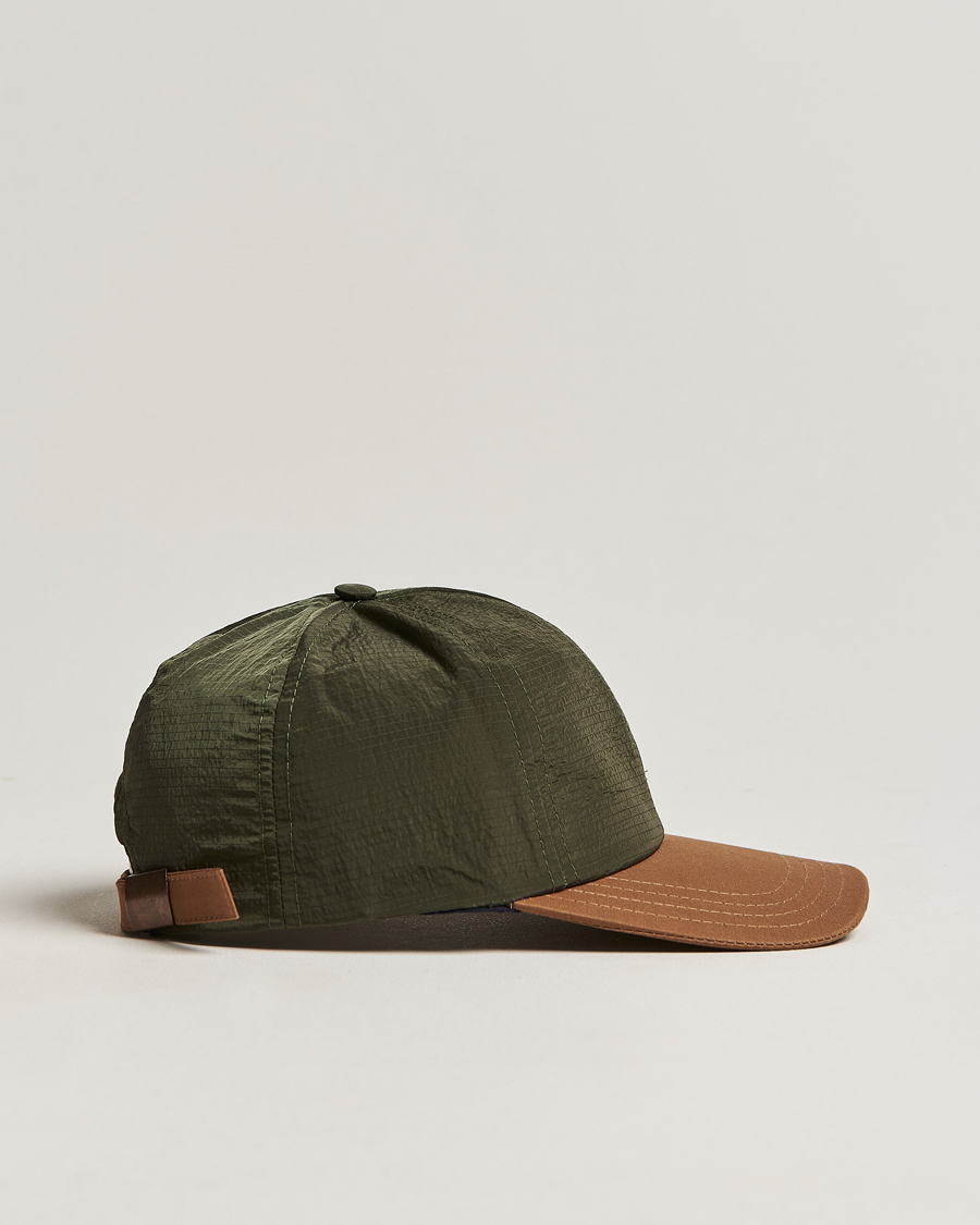 Herre | Mackintosh Tipping Baseball Cal Green | Mackintosh | Tipping Baseball Cal Green