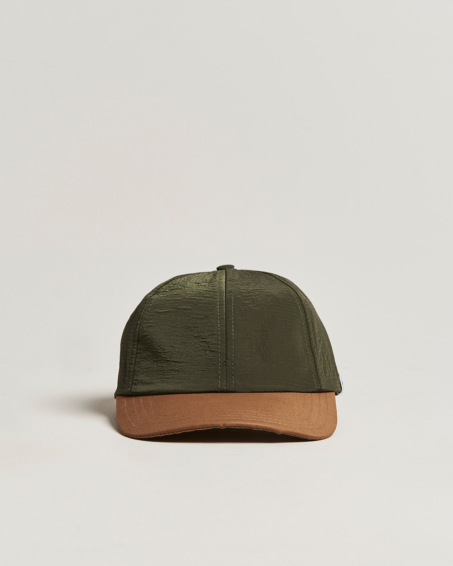 Herre | Mackintosh Tipping Baseball Cal Green | Mackintosh | Tipping Baseball Cal Green