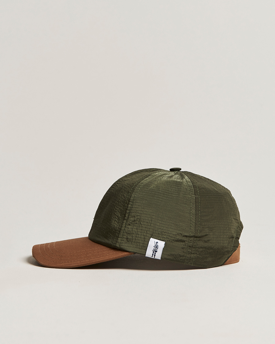 Herre | Mackintosh Tipping Baseball Cal Green | Mackintosh | Tipping Baseball Cal Green