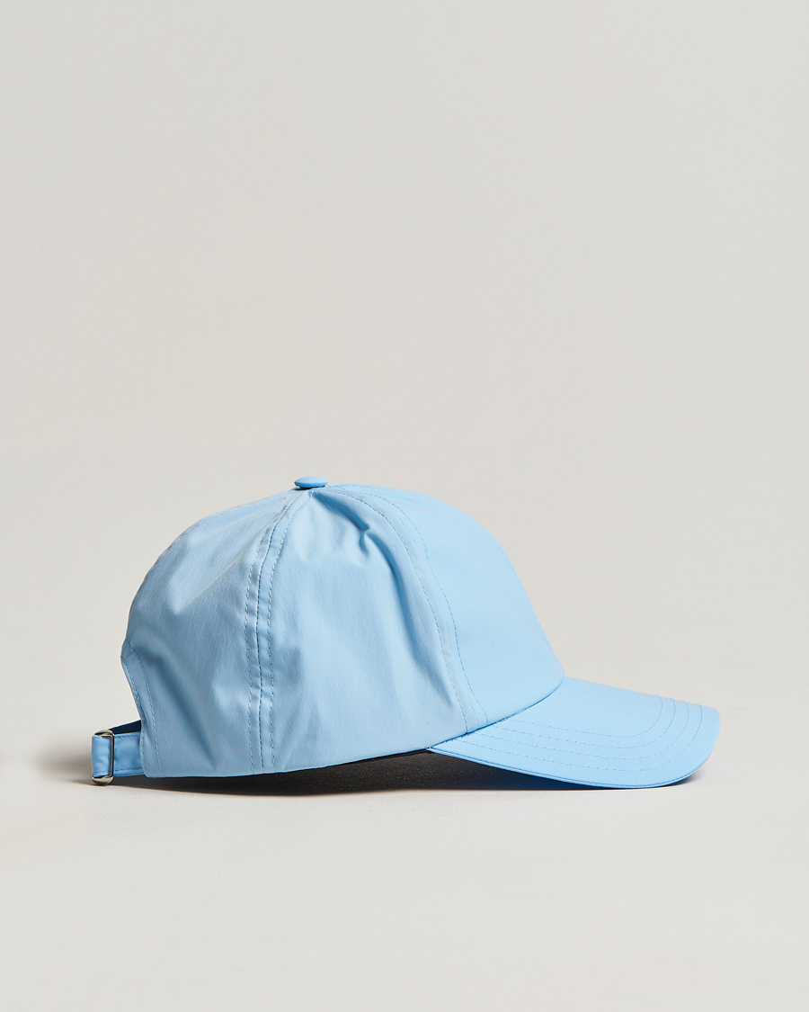 Herre | Mackintosh Tipping Baseball Cap Sky Blue | Mackintosh | Tipping Baseball Cap Sky Blue