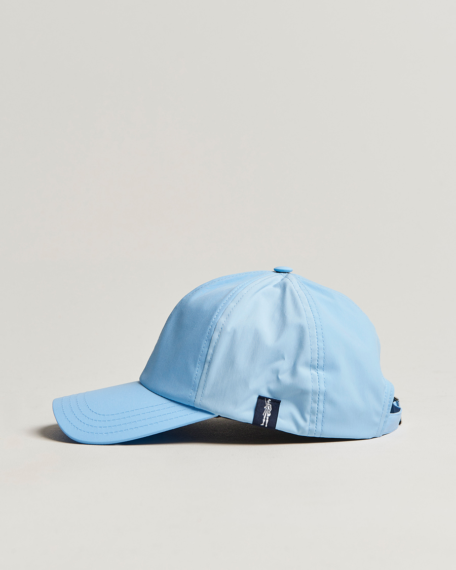 Herre | Mackintosh Tipping Baseball Cap Sky Blue | Mackintosh | Tipping Baseball Cap Sky Blue