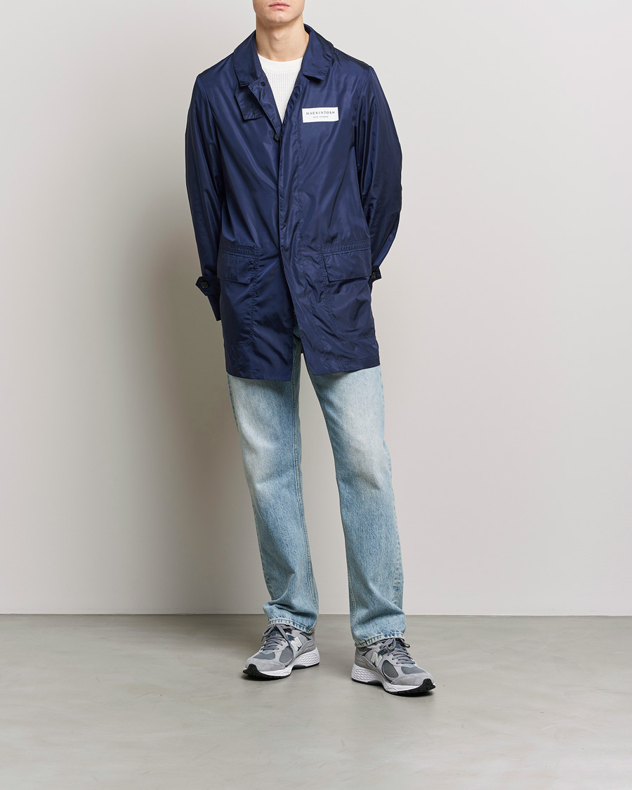 Herre | Jakker | Mackintosh | Rain Shine Torrential A Line Coat Navy