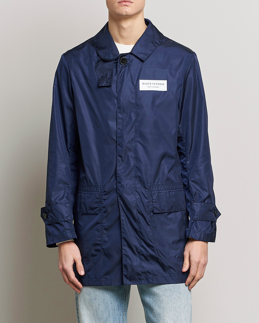 Herre | Jakker | Mackintosh | Rain Shine Torrential A Line Coat Navy