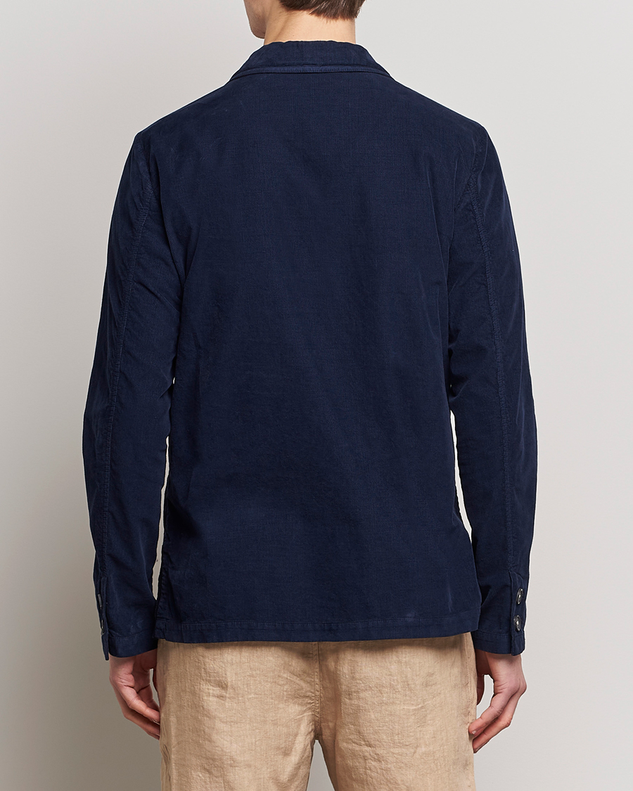 Herre | Dressjakker | Massimo Alba | Baglietto Baby Corduroy Jacket Navy