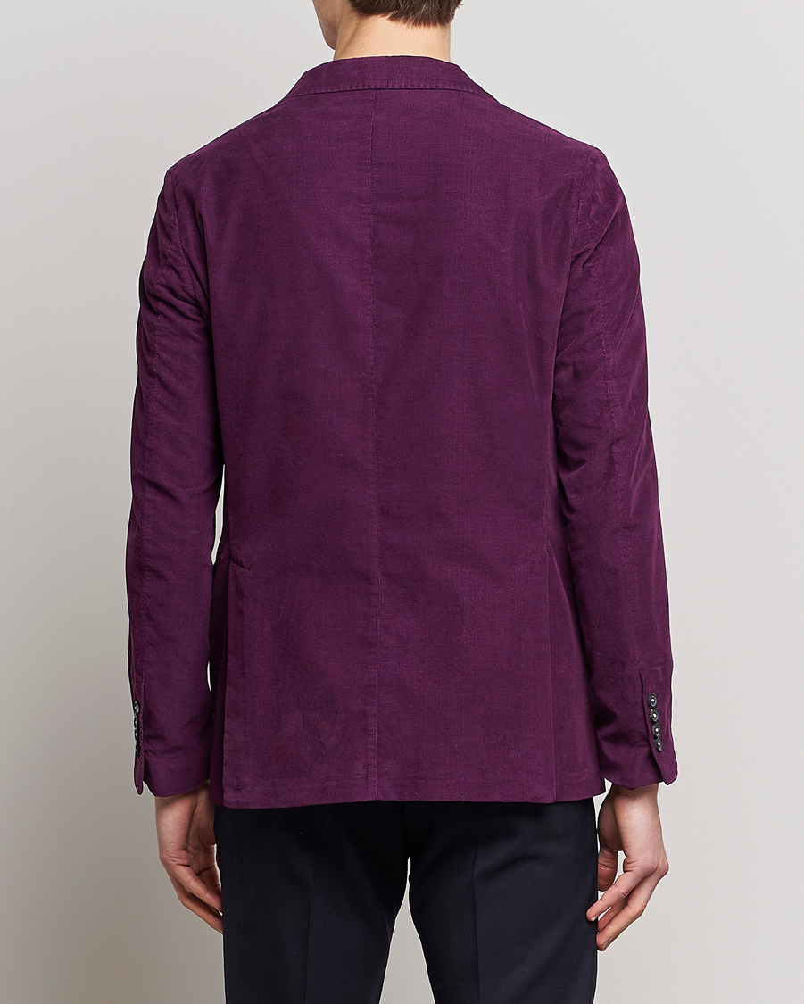 Herre | Dressjakker | Massimo Alba | Baby Corduroy Blazer Plum