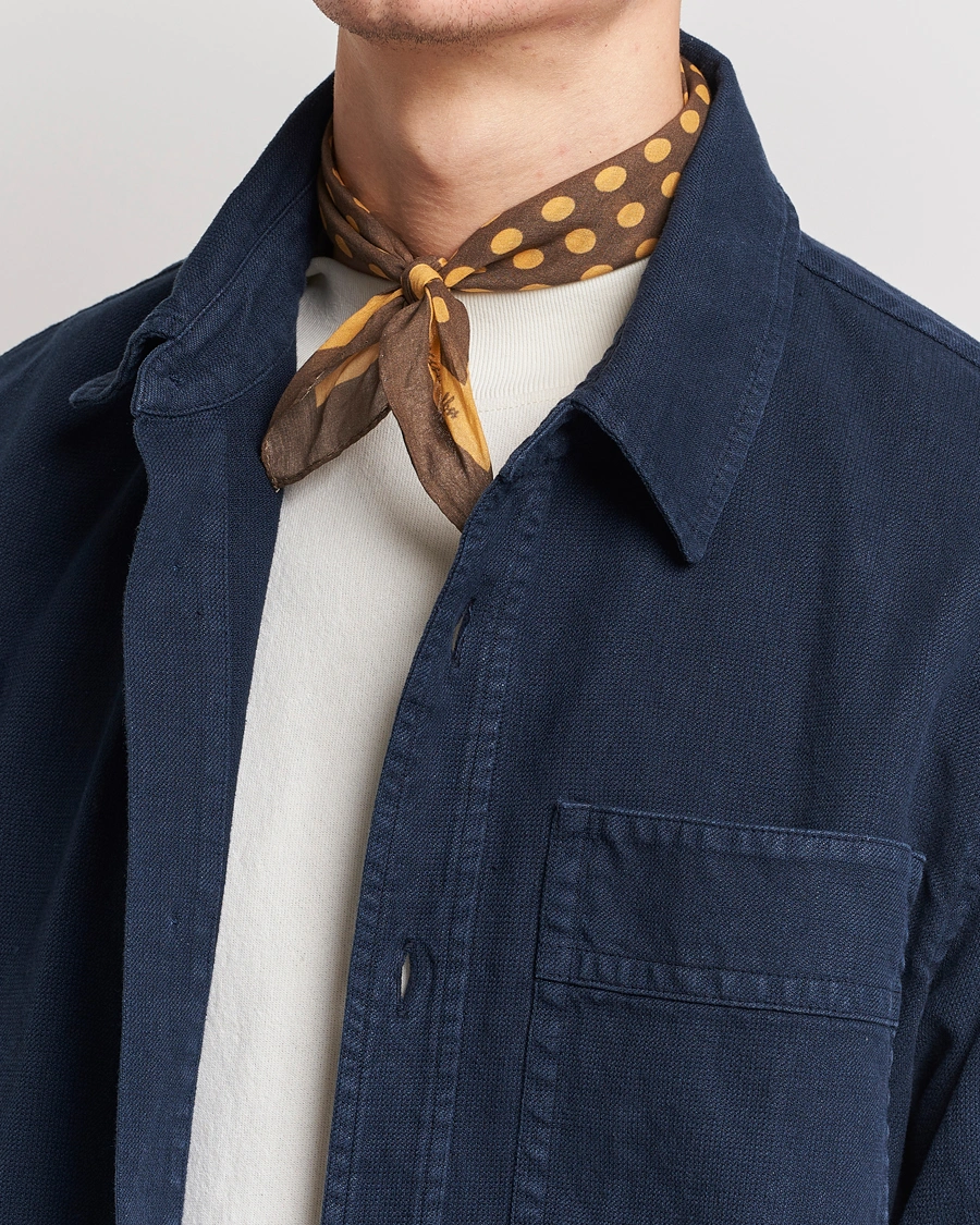 Herre | Massimo Alba Cotton Voile Bandana Cacao | Massimo Alba | Cotton Voile Bandana Cacao