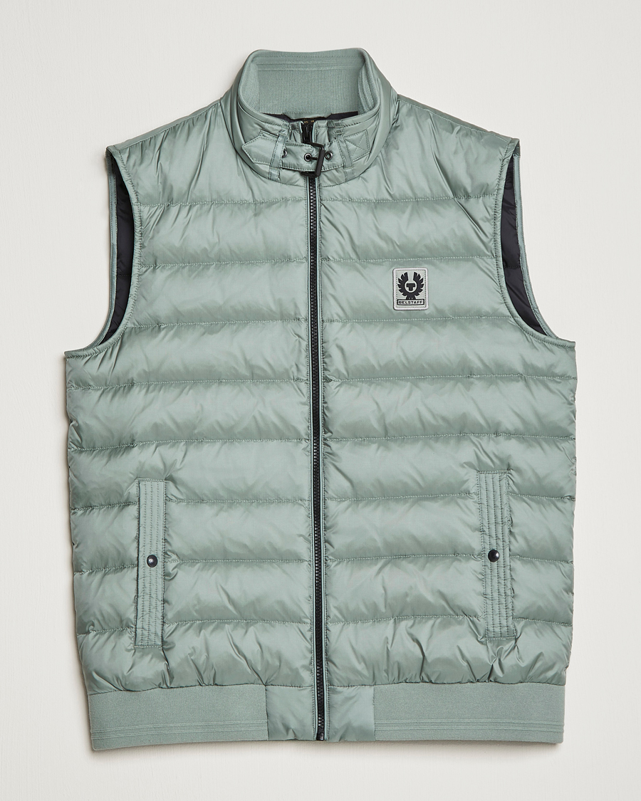 Herre | Vester | Belstaff | Circuit Padded Gilet Steel Green
