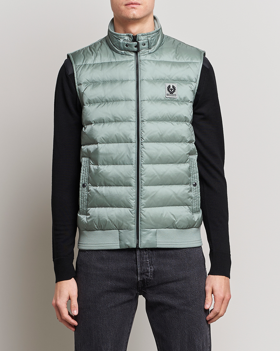 Herre | Vester | Belstaff | Circuit Padded Gilet Steel Green