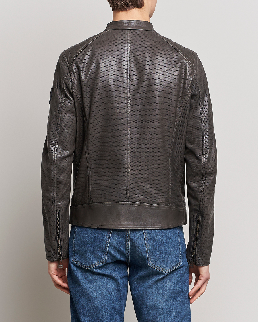 Herre | Jakker | Belstaff | V Racer Air Leather Jacket Dark Grey