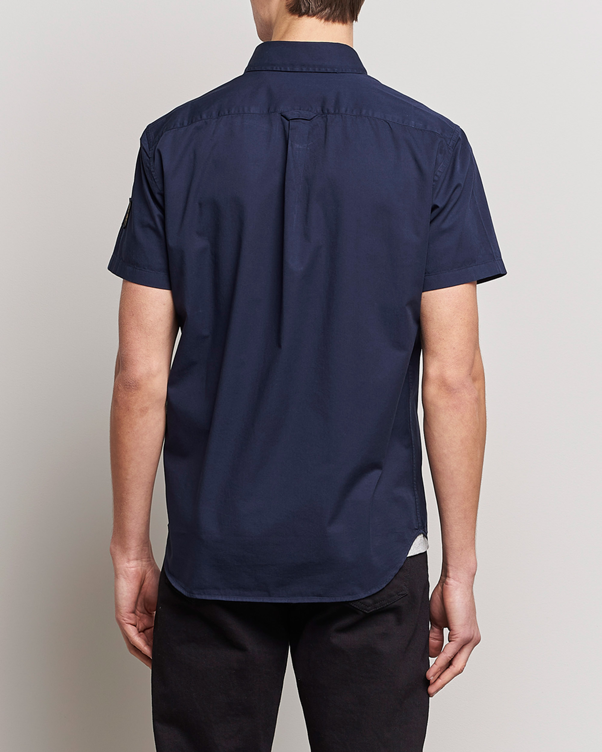 Herre | Skjorter | Belstaff | Short Sleeve Pitch Shirt Neep Navy