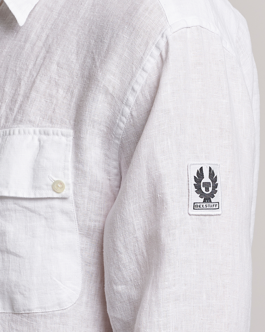 Herre | Skjorter | Belstaff | Pitch Linen Pocket Shirt White