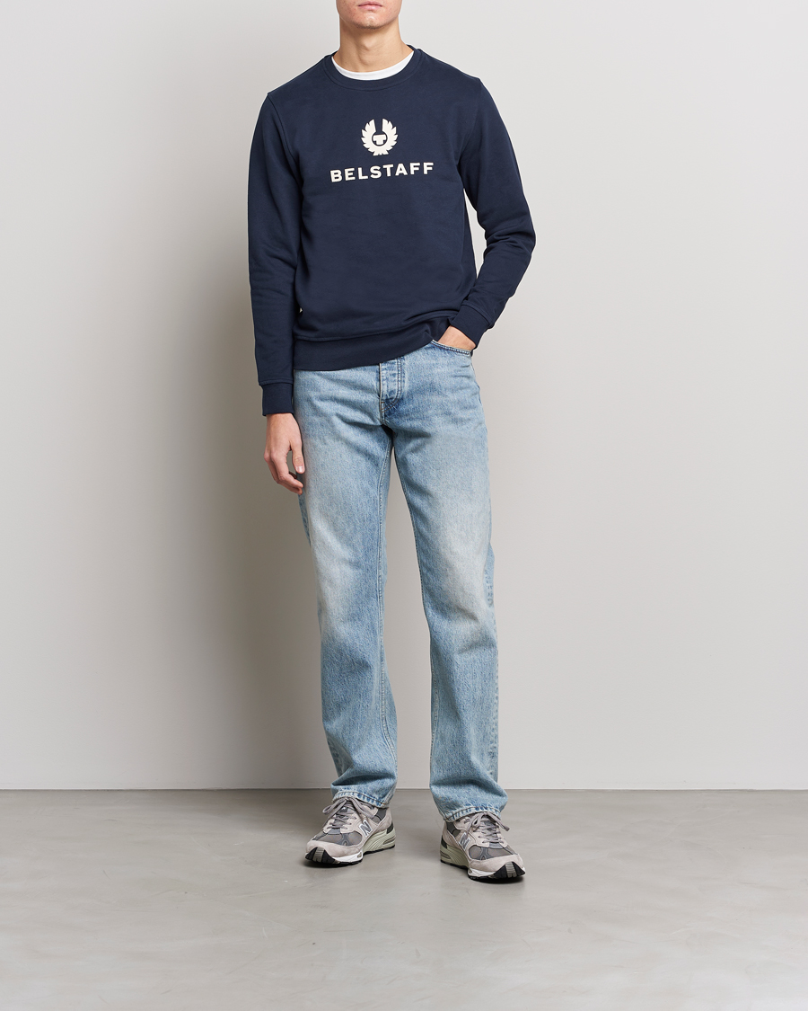 Herre | Gensere | Belstaff | Signature Crewneck Dark Ink