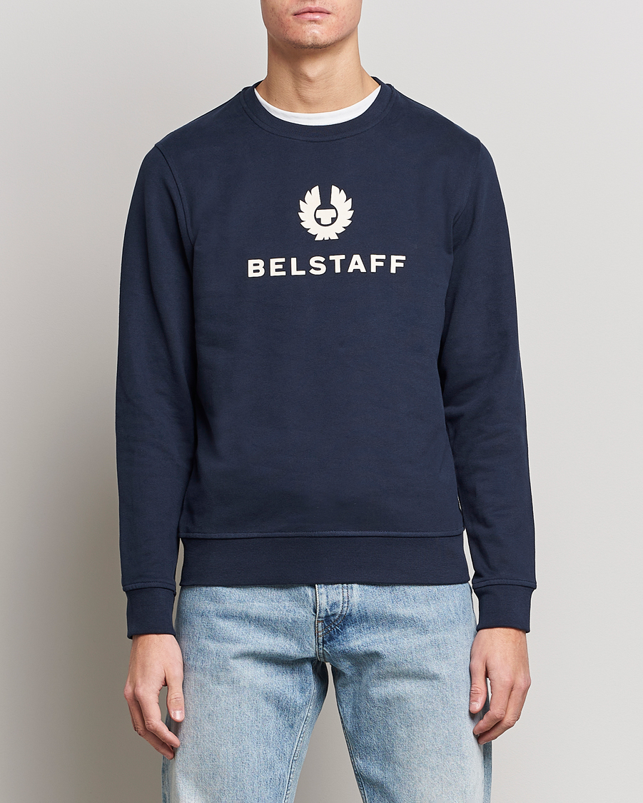 Herr |  | Belstaff | Signature Crewneck Dark Ink