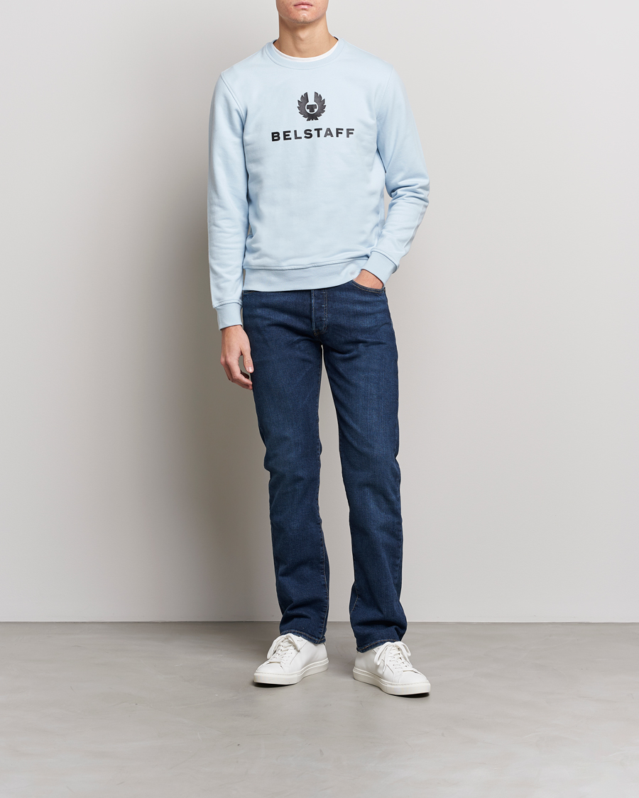 Herre | Gensere | Belstaff | Signature Crewneck Sky Blue