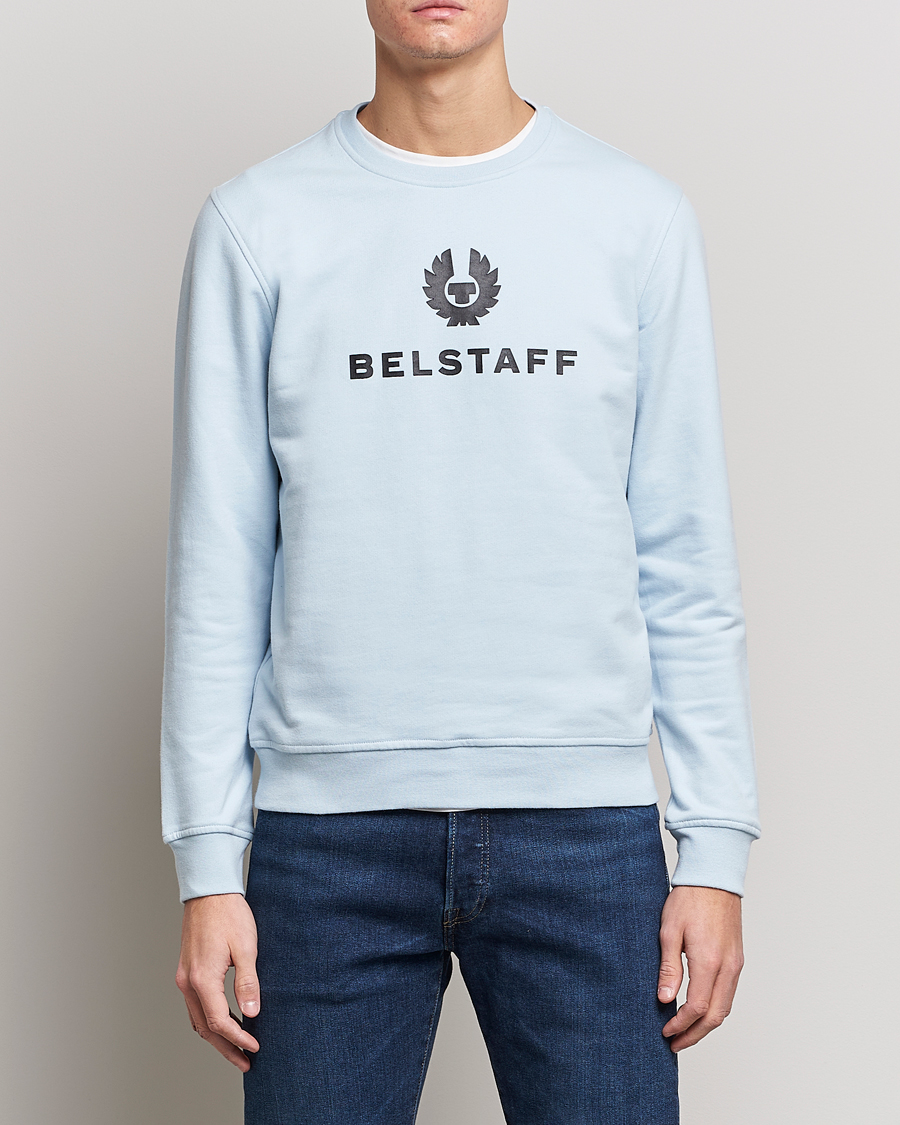 Herre | Belstaff | Belstaff | Signature Crewneck Sky Blue