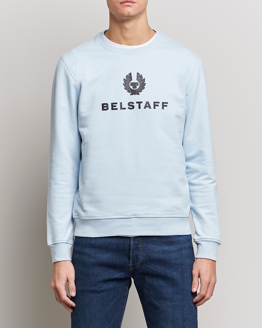 Herre | Gensere | Belstaff | Signature Crewneck Sky Blue