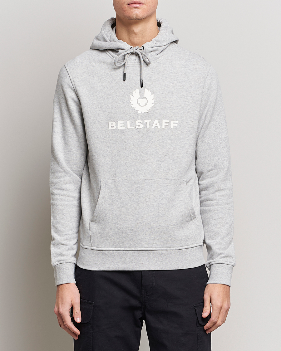 Herre |  | Belstaff | Signature Hoodie Old Silver Heather