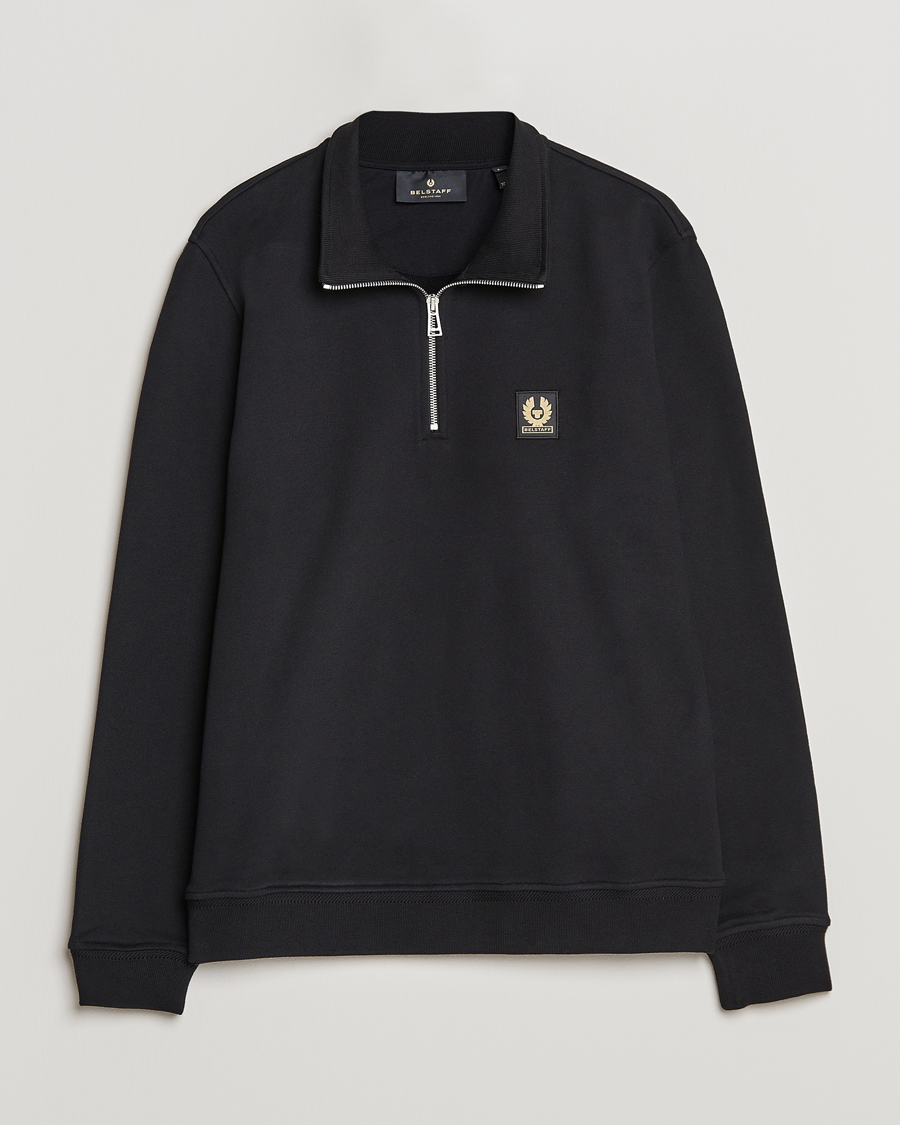 Herre | Gensere | Belstaff | Signature Half Zip Sweatshirt Black