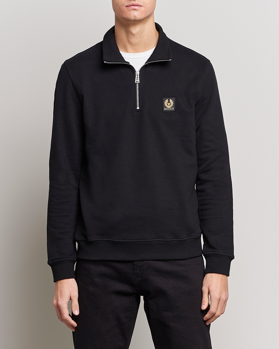 Herre | 50% salg | Belstaff | Signature Half Zip Sweatshirt Black