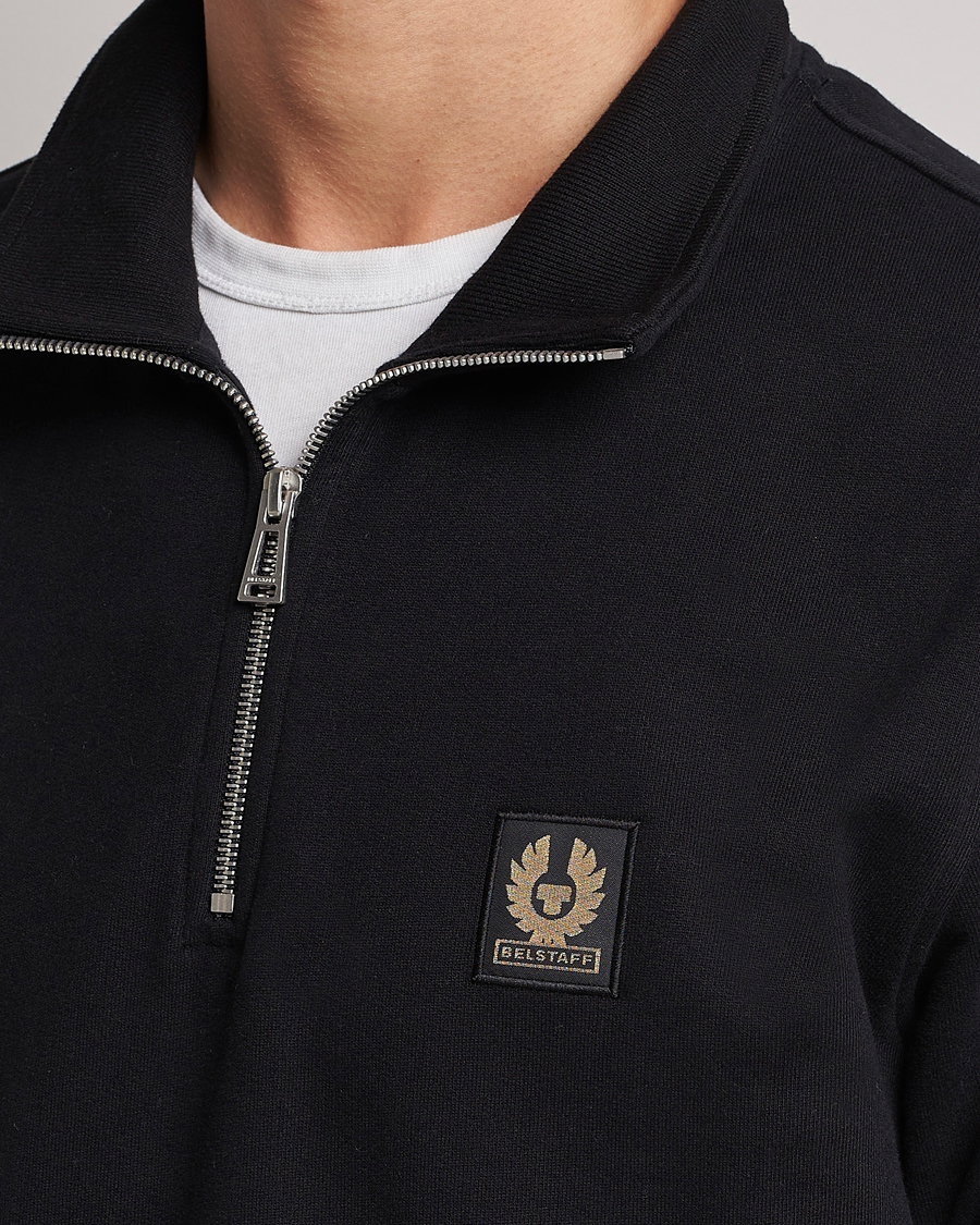 Herre | Gensere | Belstaff | Signature Half Zip Sweatshirt Black