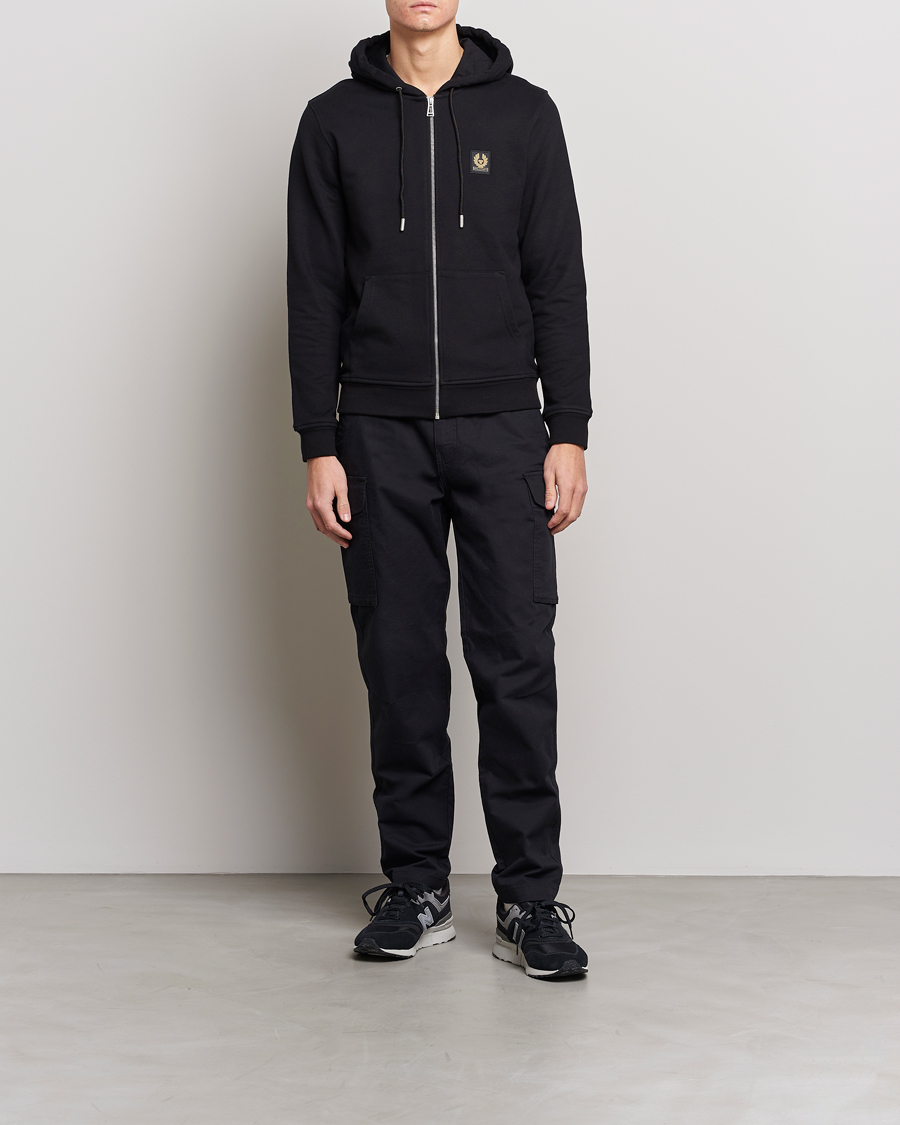 Herre | Gensere | Belstaff | Full Zip Hoodie Black