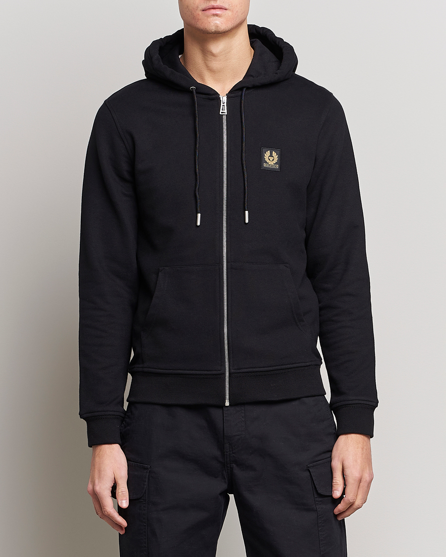 Herre | Gensere | Belstaff | Full Zip Hoodie Black
