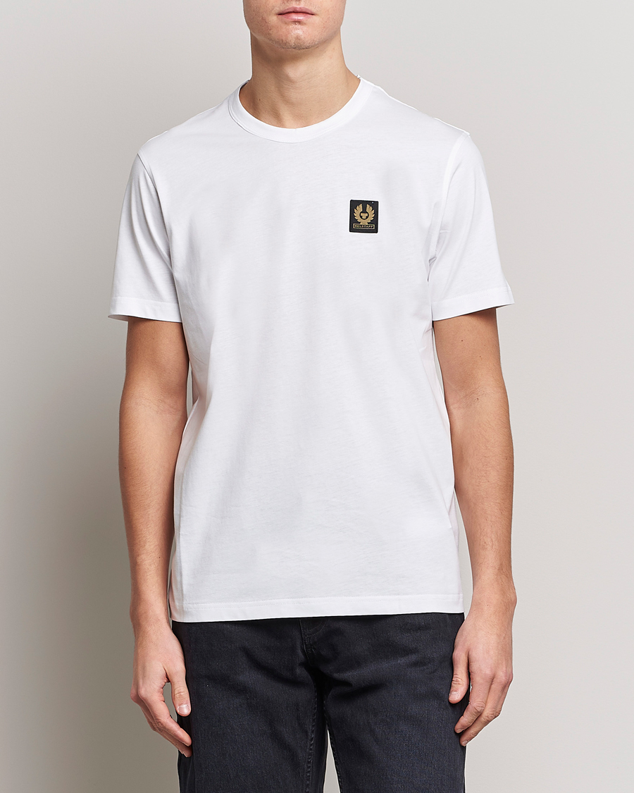 Herre | Kortermede t-shirts | Belstaff | Cotton Logo T-Shirt White