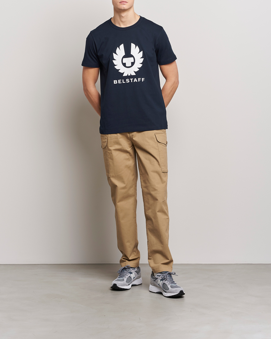 Herre | T-Shirts | Belstaff | Phoenix Logo T-Shirt Dark Ink