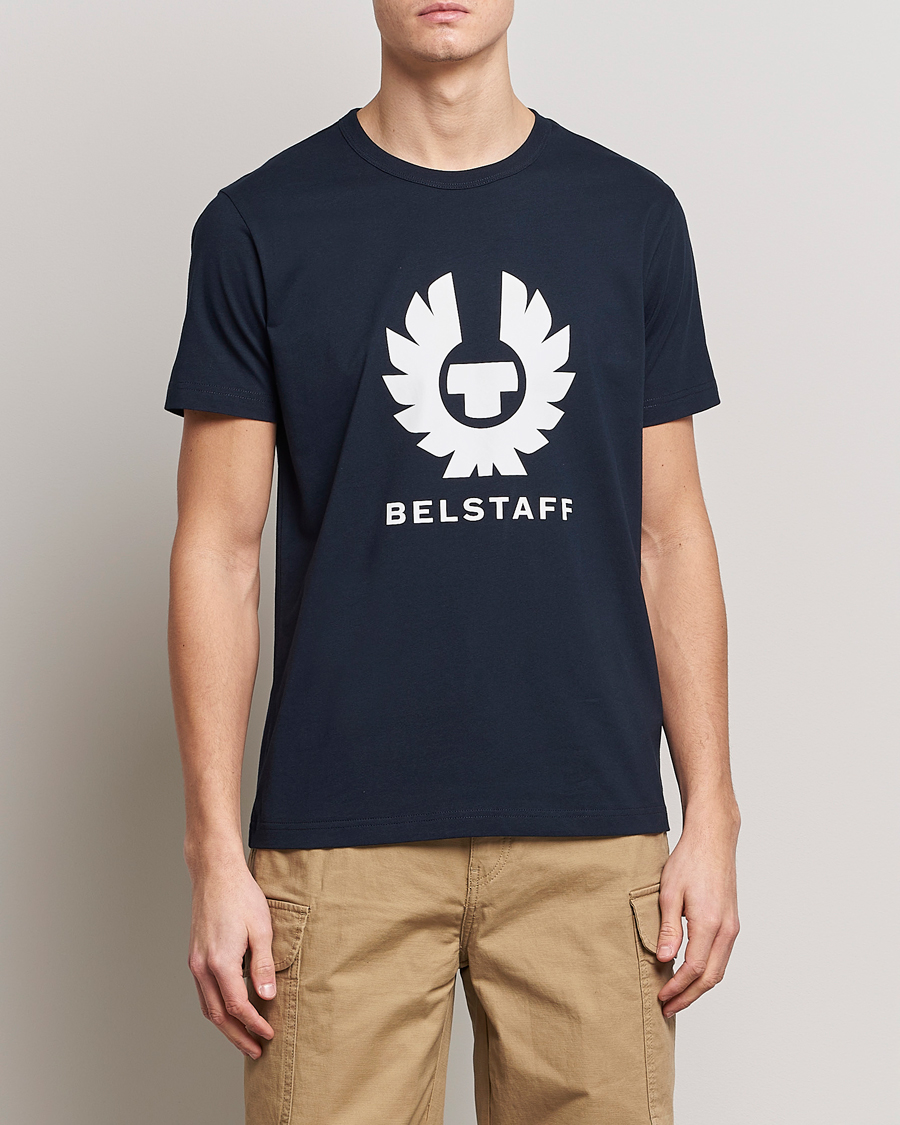 Herre |  | Belstaff | Phoenix Logo T-Shirt Dark Ink