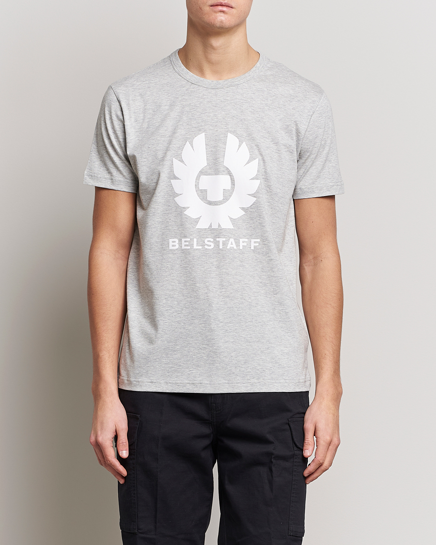 Herre |  | Belstaff | Phoenix Logo T-Shirt Old Silver Heather