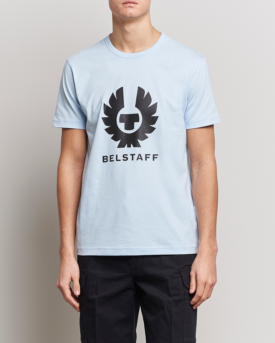 Herre |  | Belstaff | Phoenix Logo T-Shirt Sky Blue