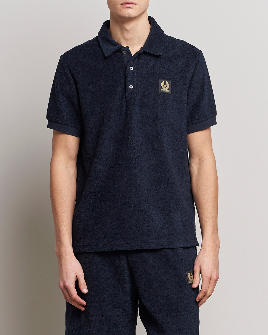 Herre | Pikéer | Belstaff | Tether Terry Polo Dark Ink