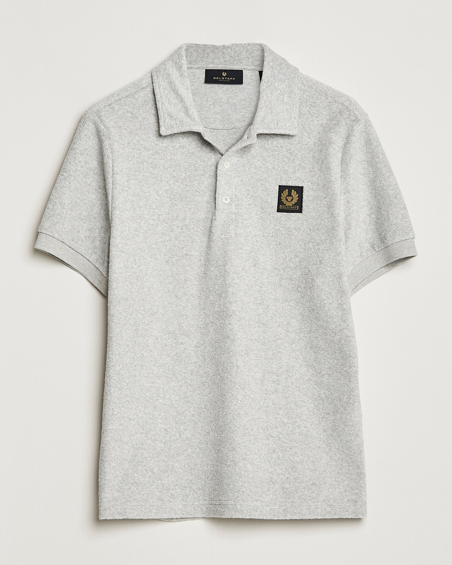 Herre | Pikéer | Belstaff | Tether Terry Polo Old Silver Heather