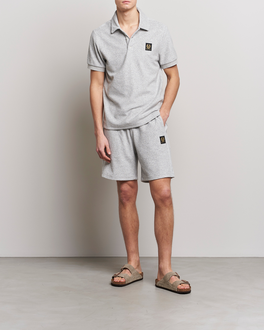 Herre | Pikéer | Belstaff | Tether Terry Polo Old Silver Heather