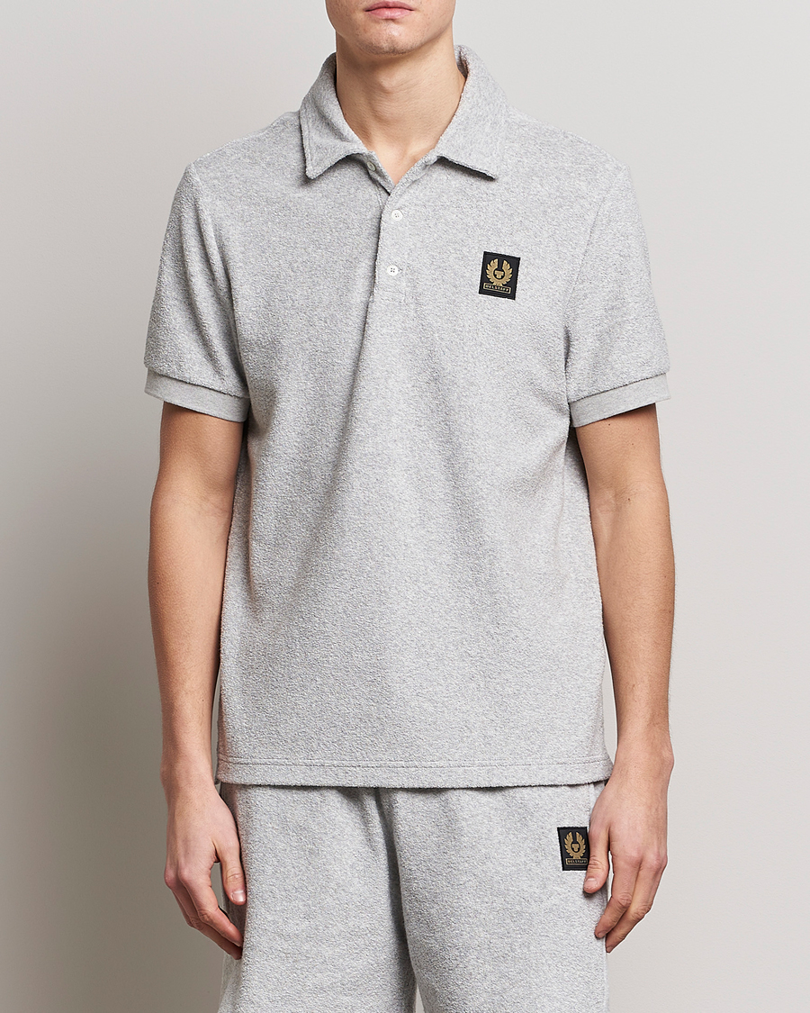 Herre | Pikéer | Belstaff | Tether Terry Polo Old Silver Heather