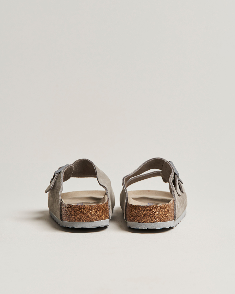Herre | Sandaler og tøfler | BIRKENSTOCK | Arizona Soft Footbed Stone Coin Suede