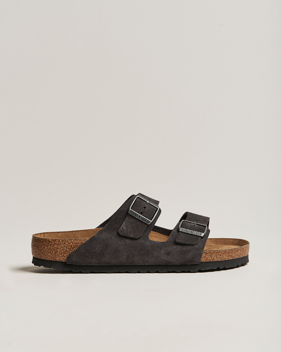Herre | | BIRKENSTOCK | Arizona Soft Footbed Velvet Grey Suede