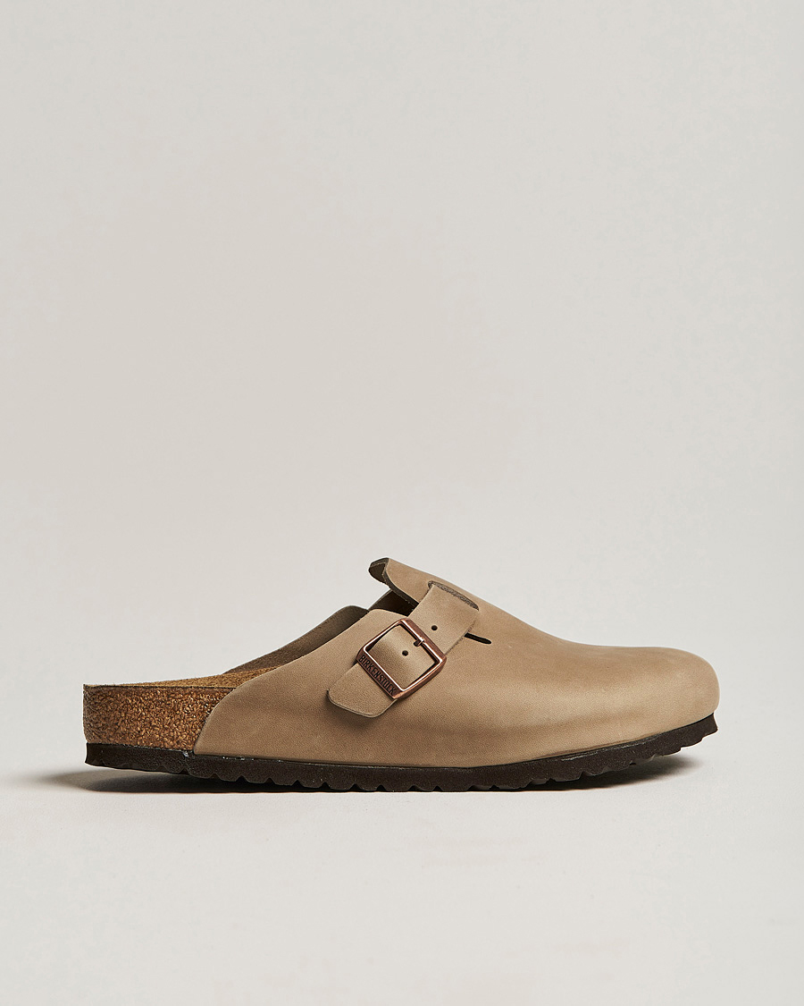 Herre | Sandaler og tøfler | BIRKENSTOCK | Boston Classic Footbed Tabacco Oiled Leather