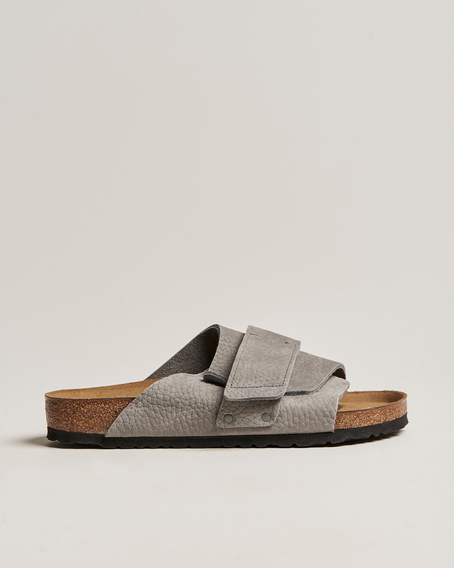 Herre | BIRKENSTOCK Kyoto Nubuck Leather Whale Gray | BIRKENSTOCK | Kyoto Nubuck Leather Whale Gray