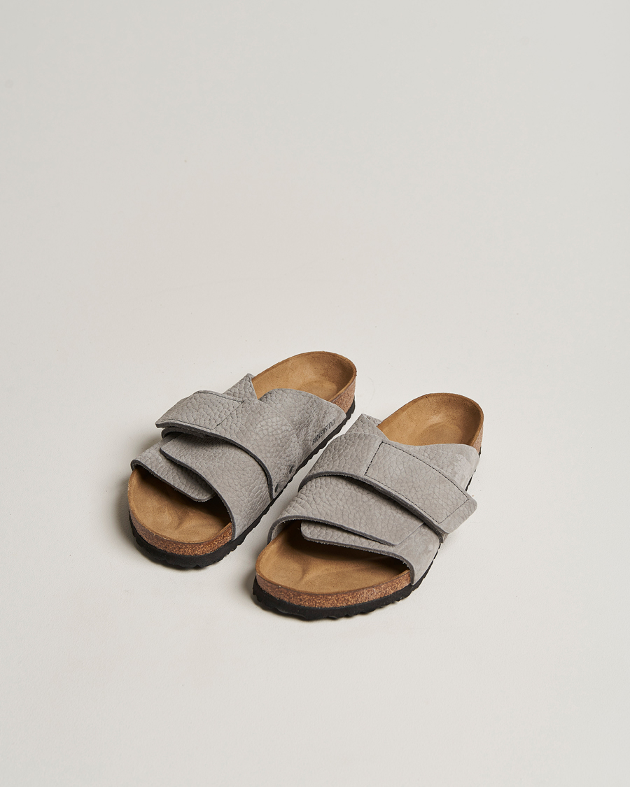 Herre | BIRKENSTOCK Kyoto Nubuck Leather Whale Gray | BIRKENSTOCK | Kyoto Nubuck Leather Whale Gray