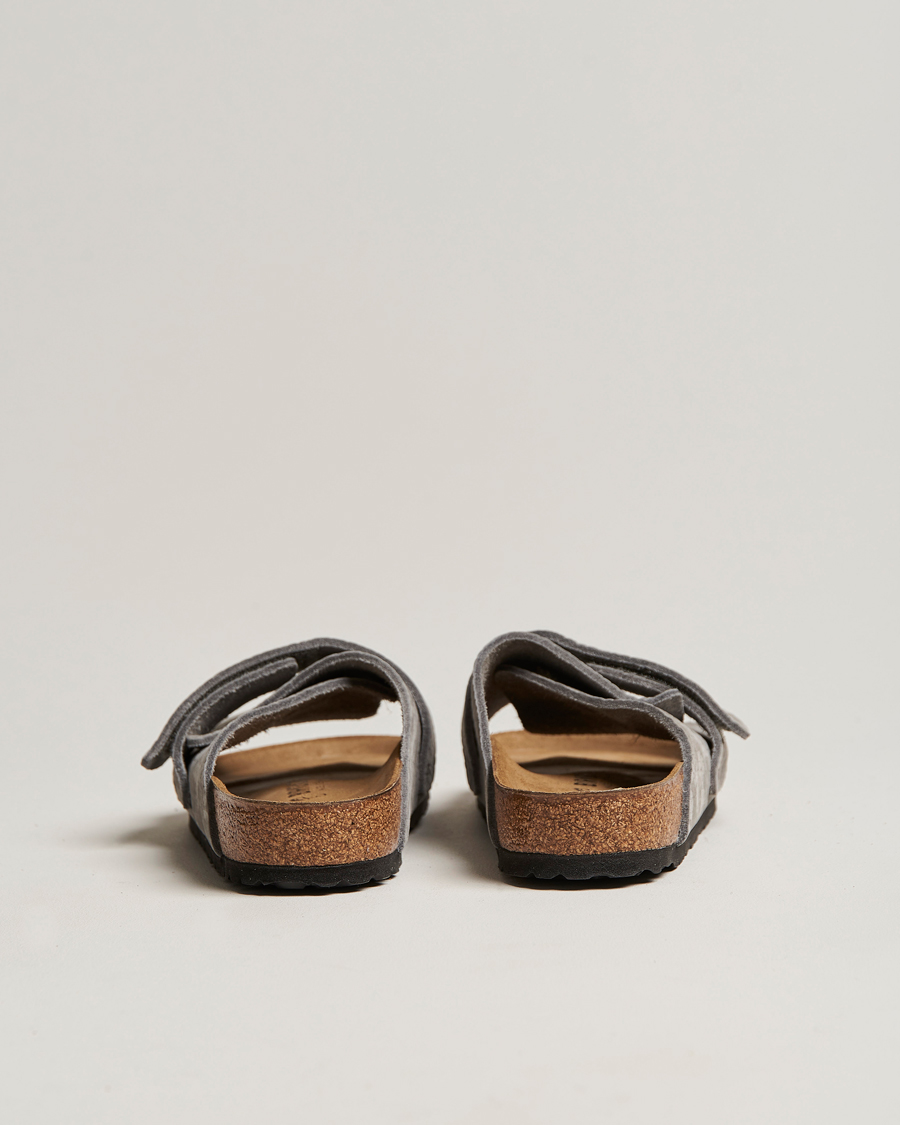 Herre | Sandaler og tøfler | BIRKENSTOCK | Kyoto Nubuck Leather Whale Gray