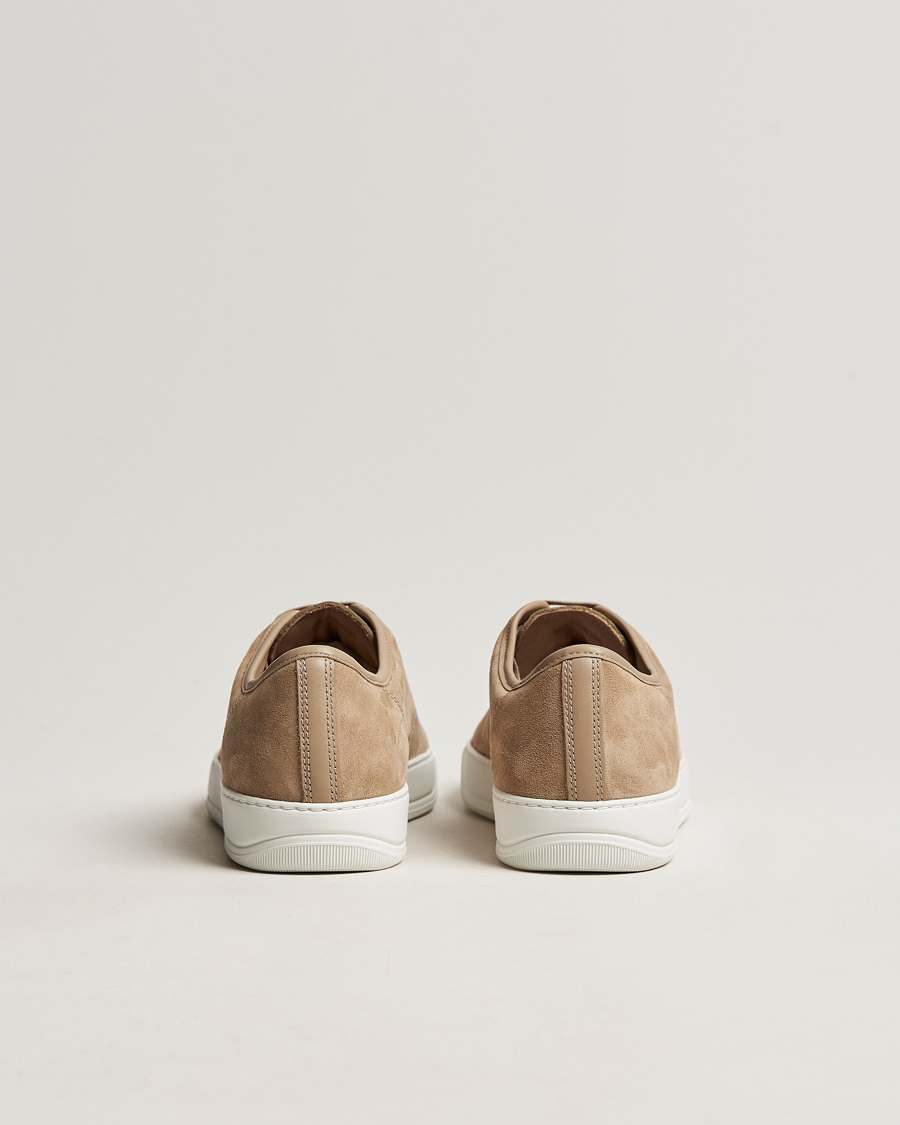 Herre | Lanvin Nappa Cap Toe Sneaker Taupe | Lanvin | Nappa Cap Toe Sneaker Taupe