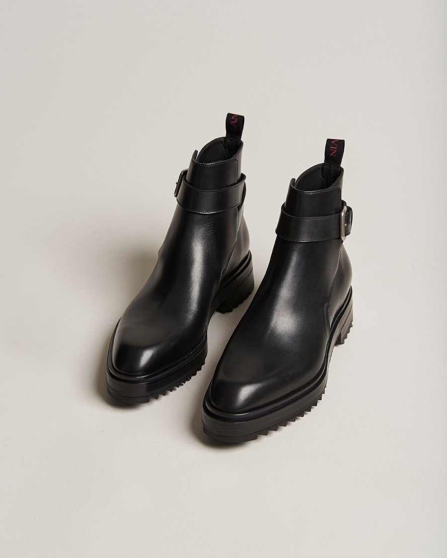 Herre |  | Lanvin | Ankle Boots Black Calf