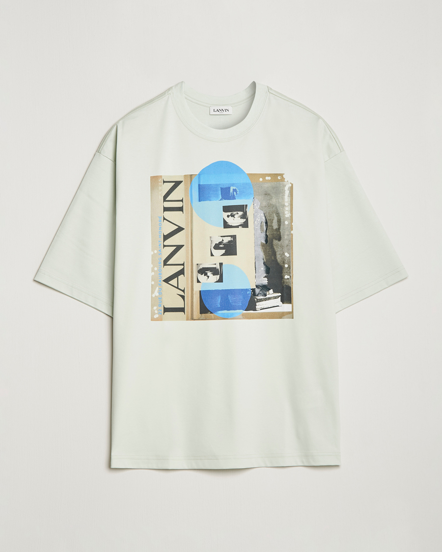 Herre | T-Shirts | Lanvin | Graphic Print T-Shirt Sage