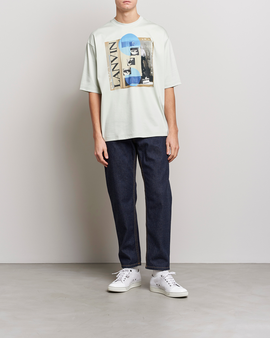Herre | T-Shirts | Lanvin | Graphic Print T-Shirt Sage