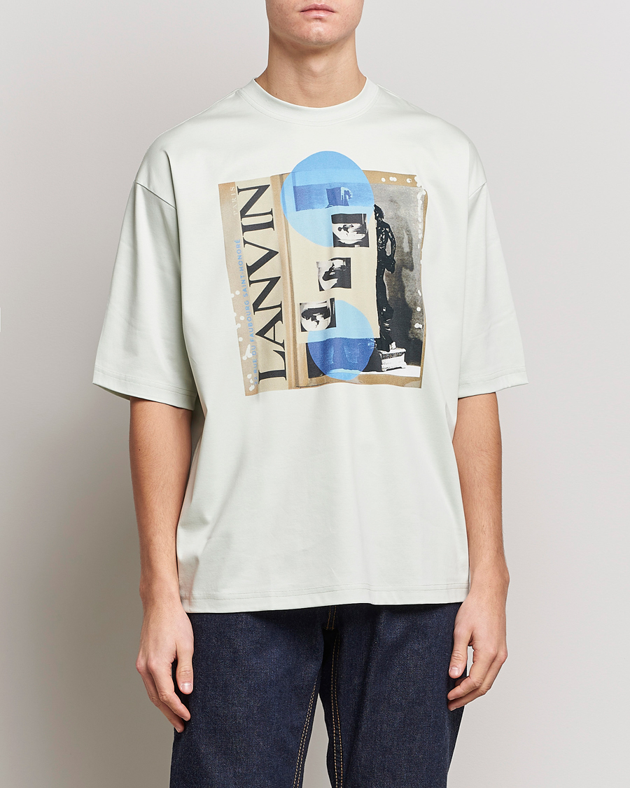 Herre |  | Lanvin | Graphic Print T-Shirt Sage