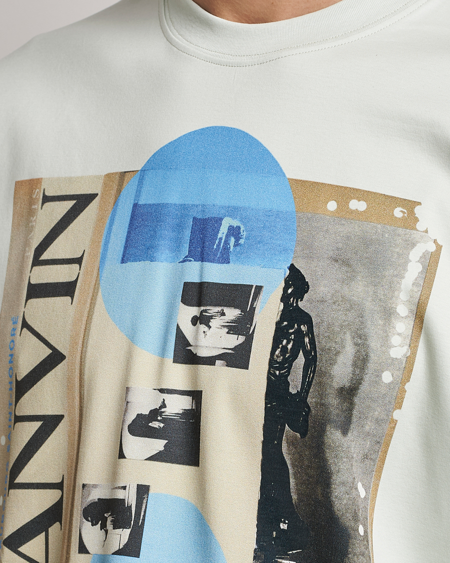 Herre | T-Shirts | Lanvin | Graphic Print T-Shirt Sage